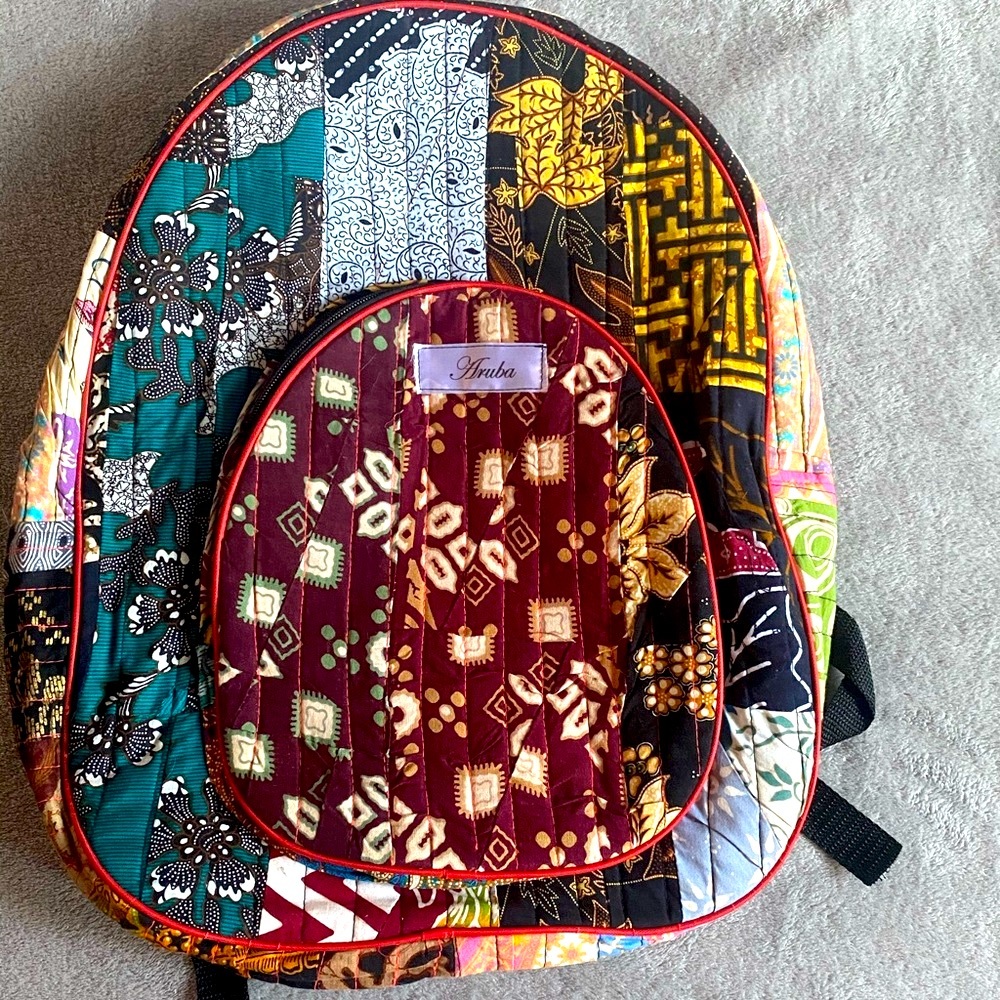 🌸 Handmade Aruba Book-bag